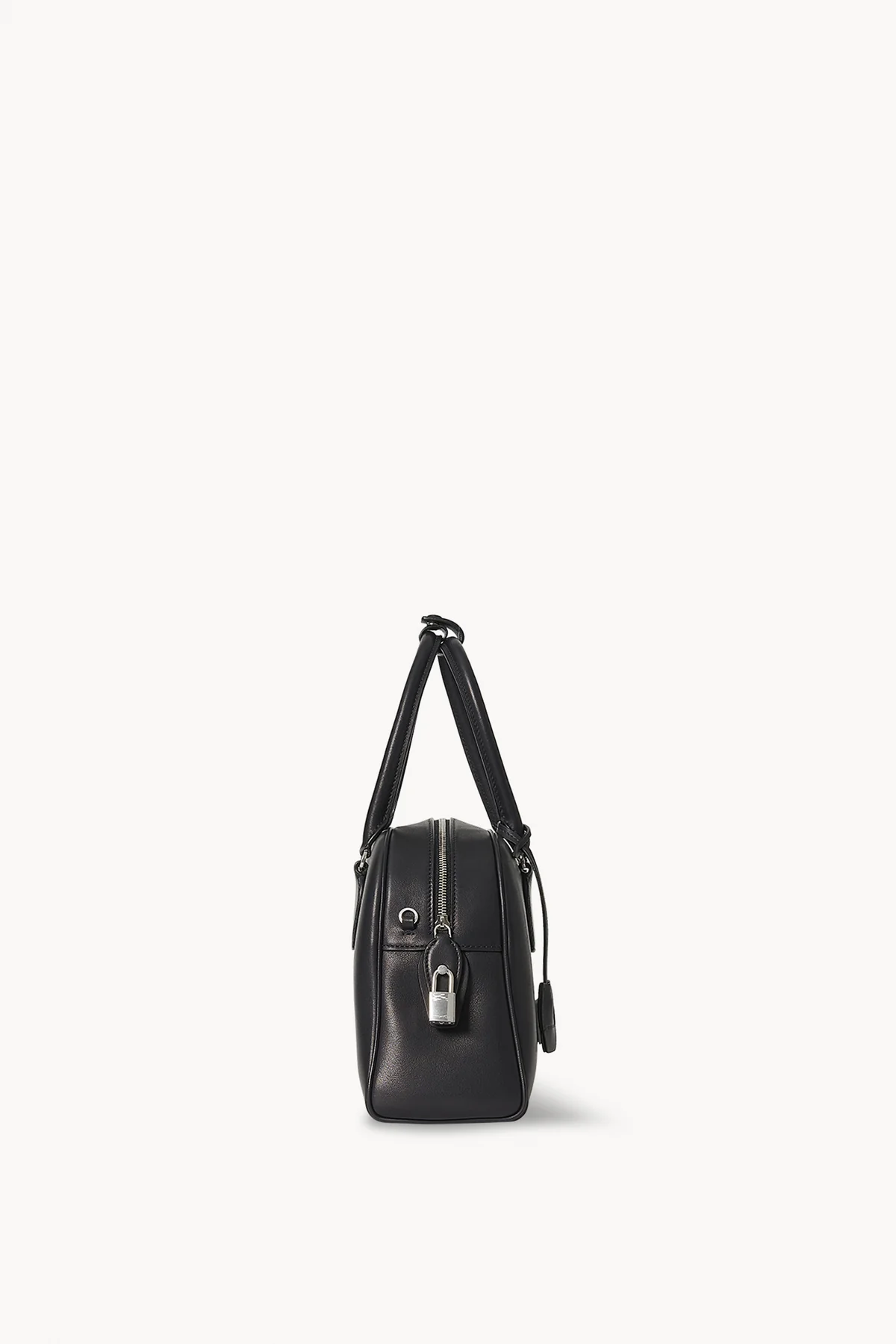 VT - SIXTY Leather Top Handle Bag with Detachable Strap