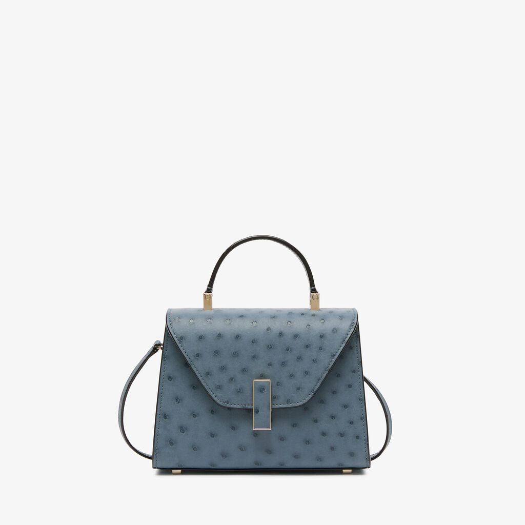 VT - SIXTY Ostrich Leather Crossbody Bag