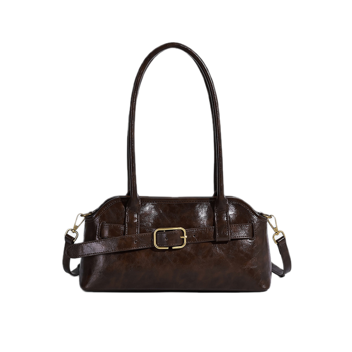 VT-Valentina Belted Elongated Shoulder Bag