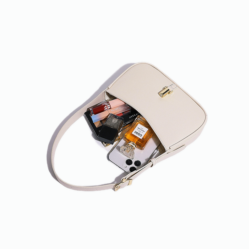 VT-Cecilia Effect Metallic-Accent Shoulder Bag