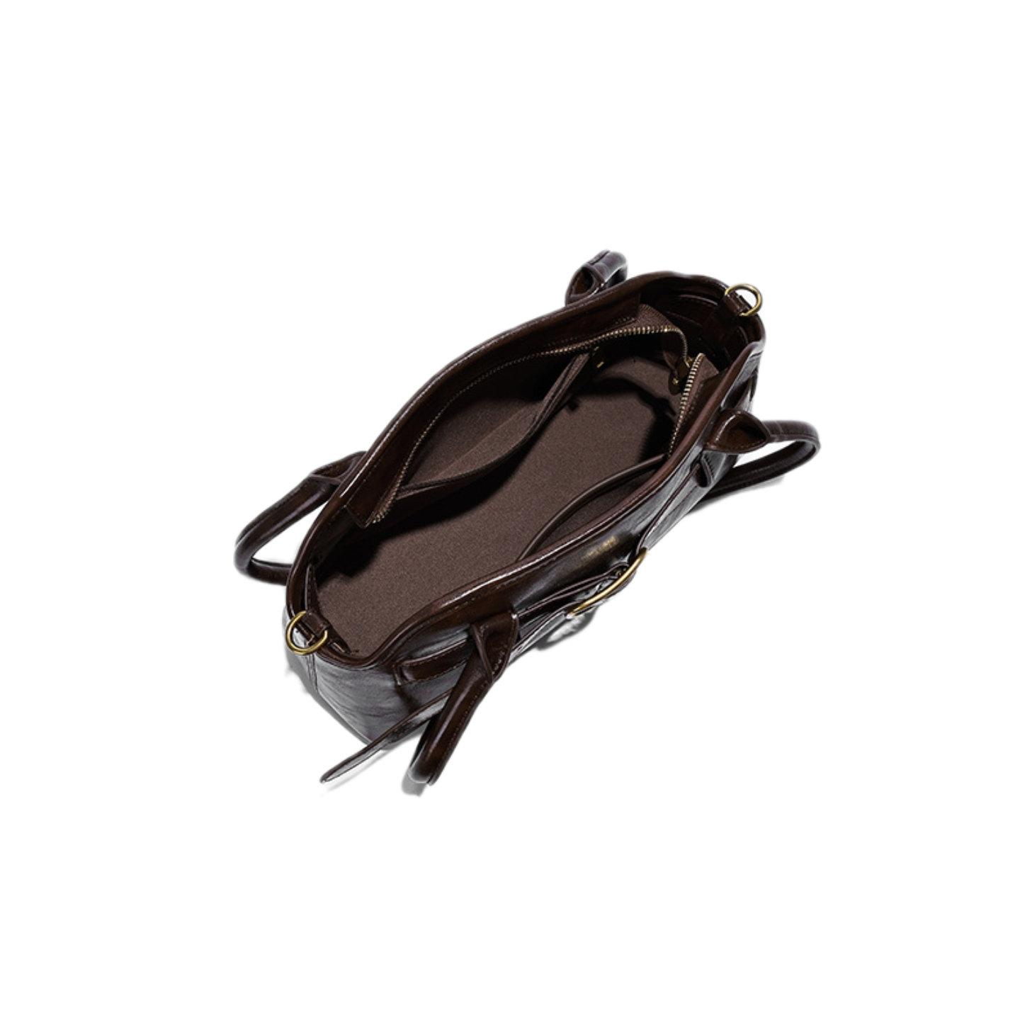 VT-Valentina Belted Elongated Shoulder Bag