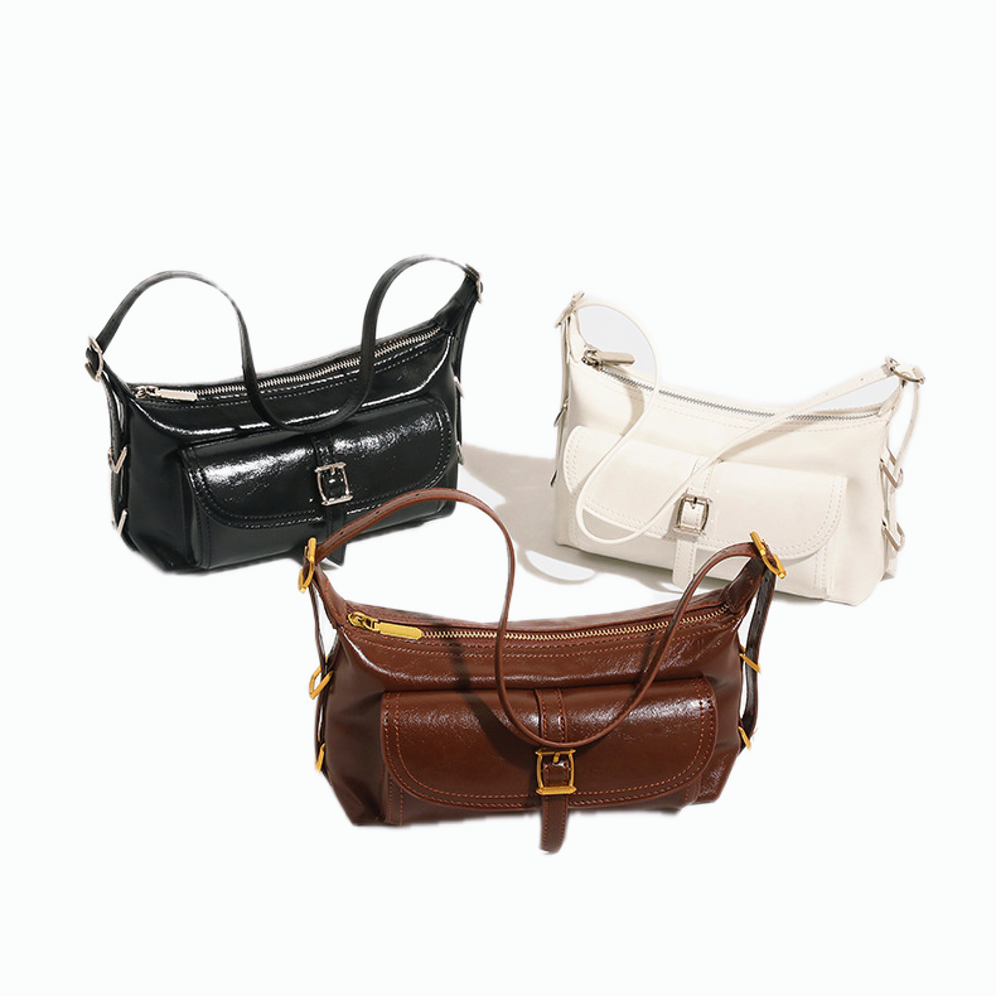VT-Alora  Belted Hobo Bag