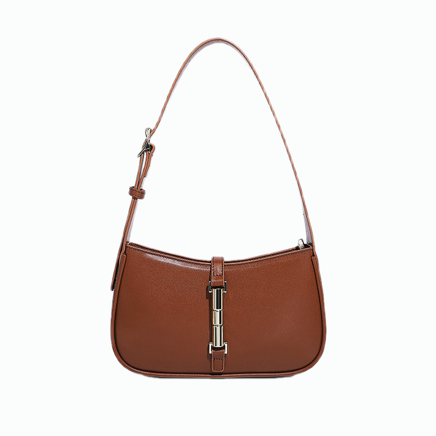 VT-Cecilia Effect Metallic-Accent Shoulder Bag