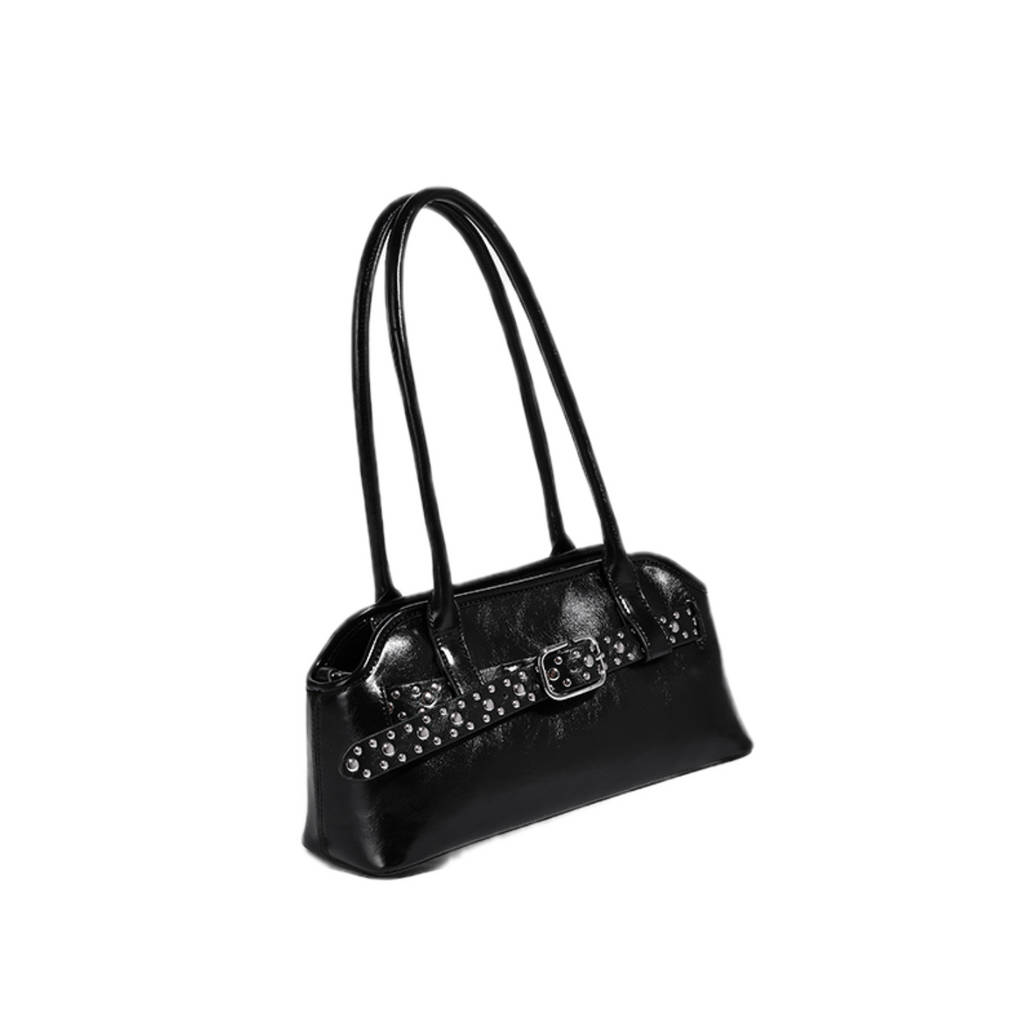 VT-Valentina Belted Elongated Shoulder Bag