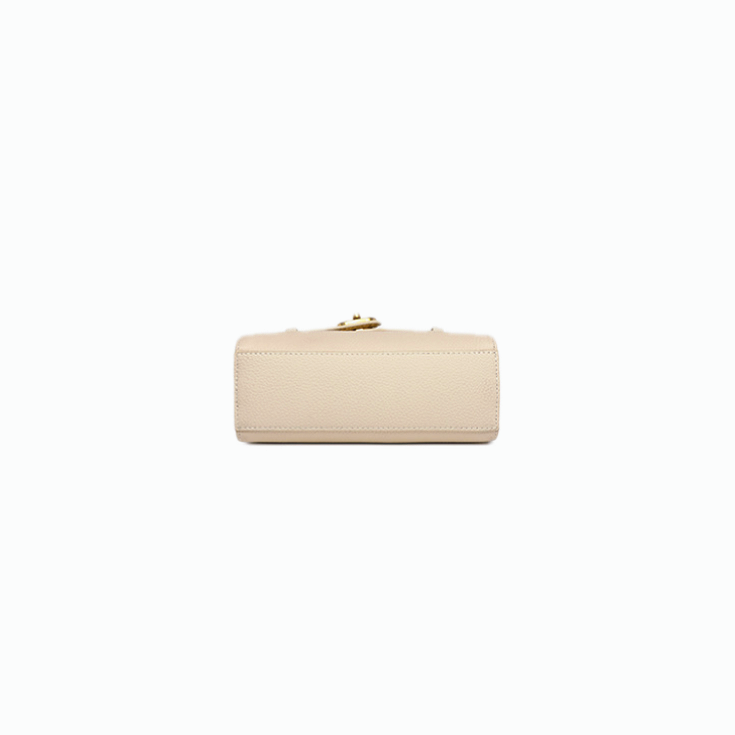 VT-Aubrey Metallic-Buckle Top Handle Bag