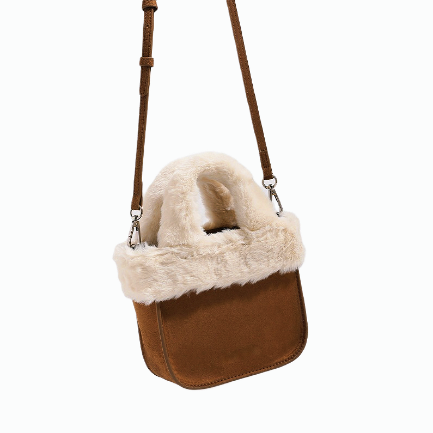 VT-Liora Faux Fur Tote Bag