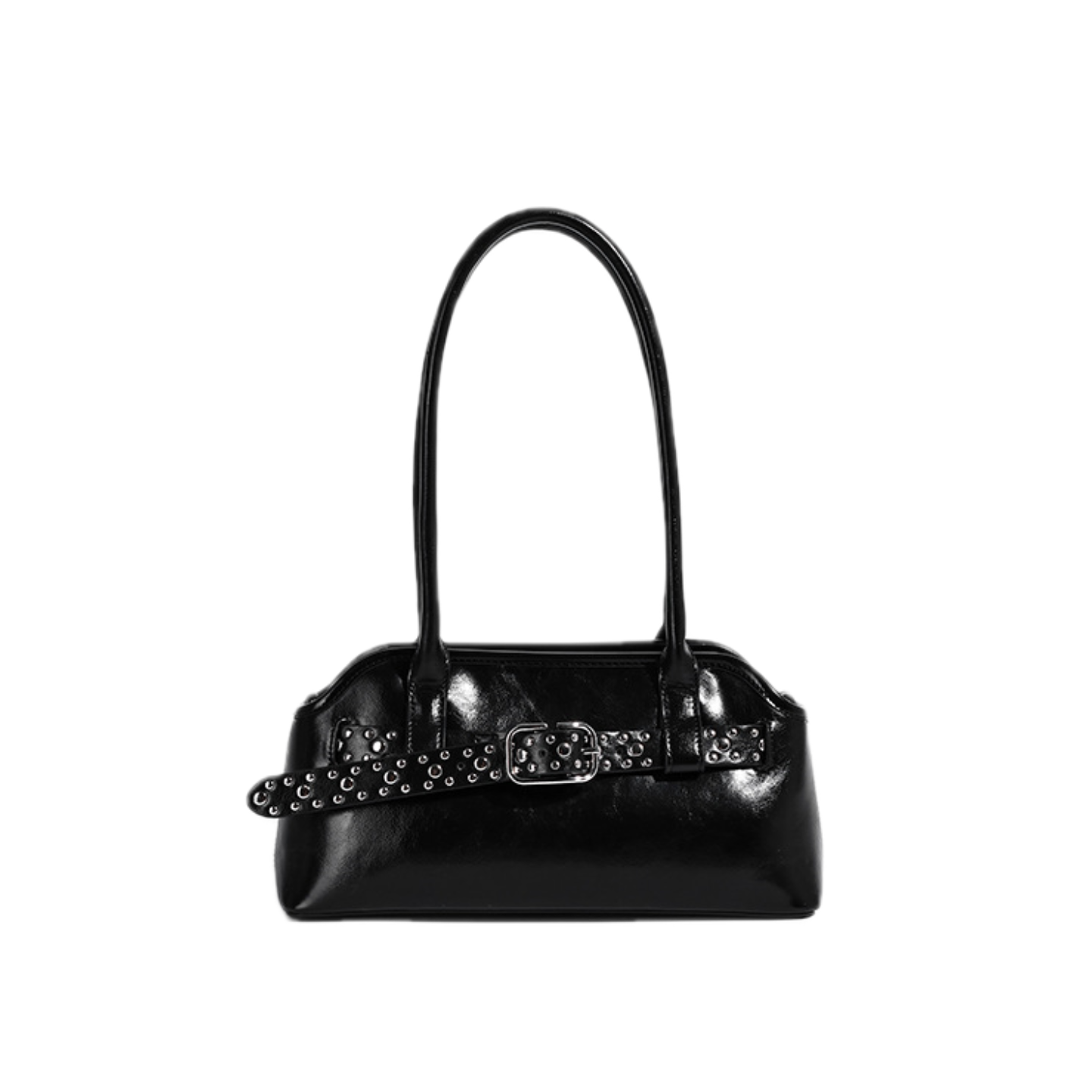 VT-Valentina Belted Elongated Shoulder Bag