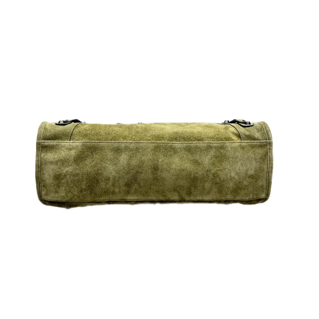 VT - SIXTY Olive Green Light Luxury Fashion Handheld Bag  (can be crossbody)