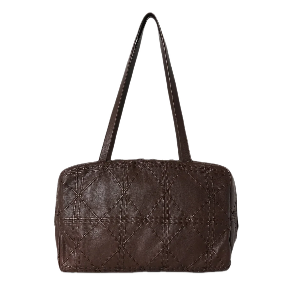 VT - SIXTY Textured Stitching Design Handheld Bag