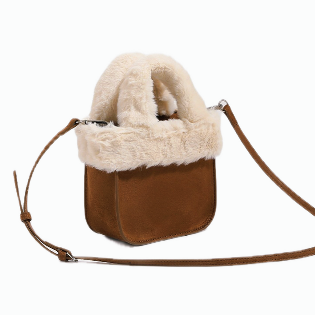 VT-Liora Faux Fur Tote Bag