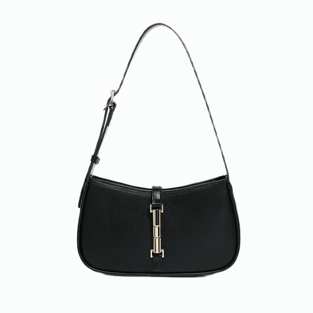 VT-Cecilia Effect Metallic-Accent Shoulder Bag