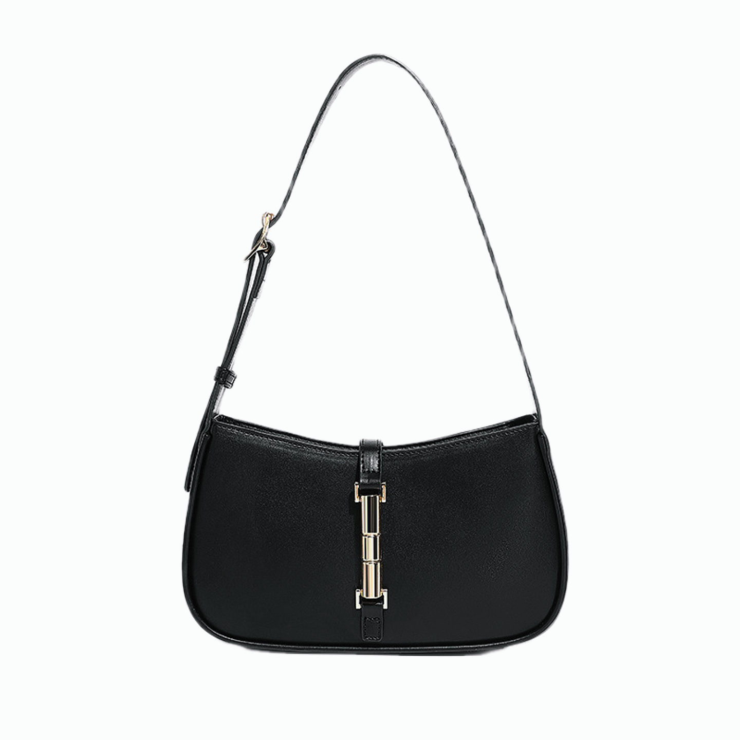 VT-Cecilia Effect Metallic-Accent Shoulder Bag