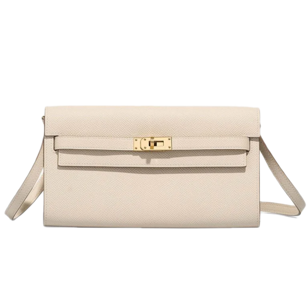 VT - SIXTY Beige Gold - lock Light Luxury Fashion Lock Crossbody Bag