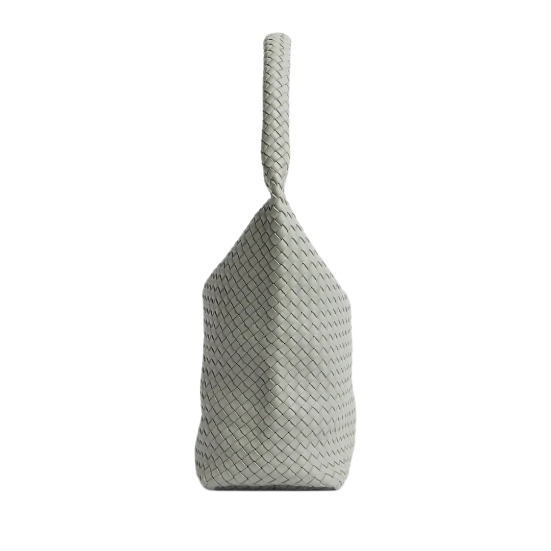 VT - SIXTY Light Gray Woven Light Luxury Fashion Woven Handheld Bag