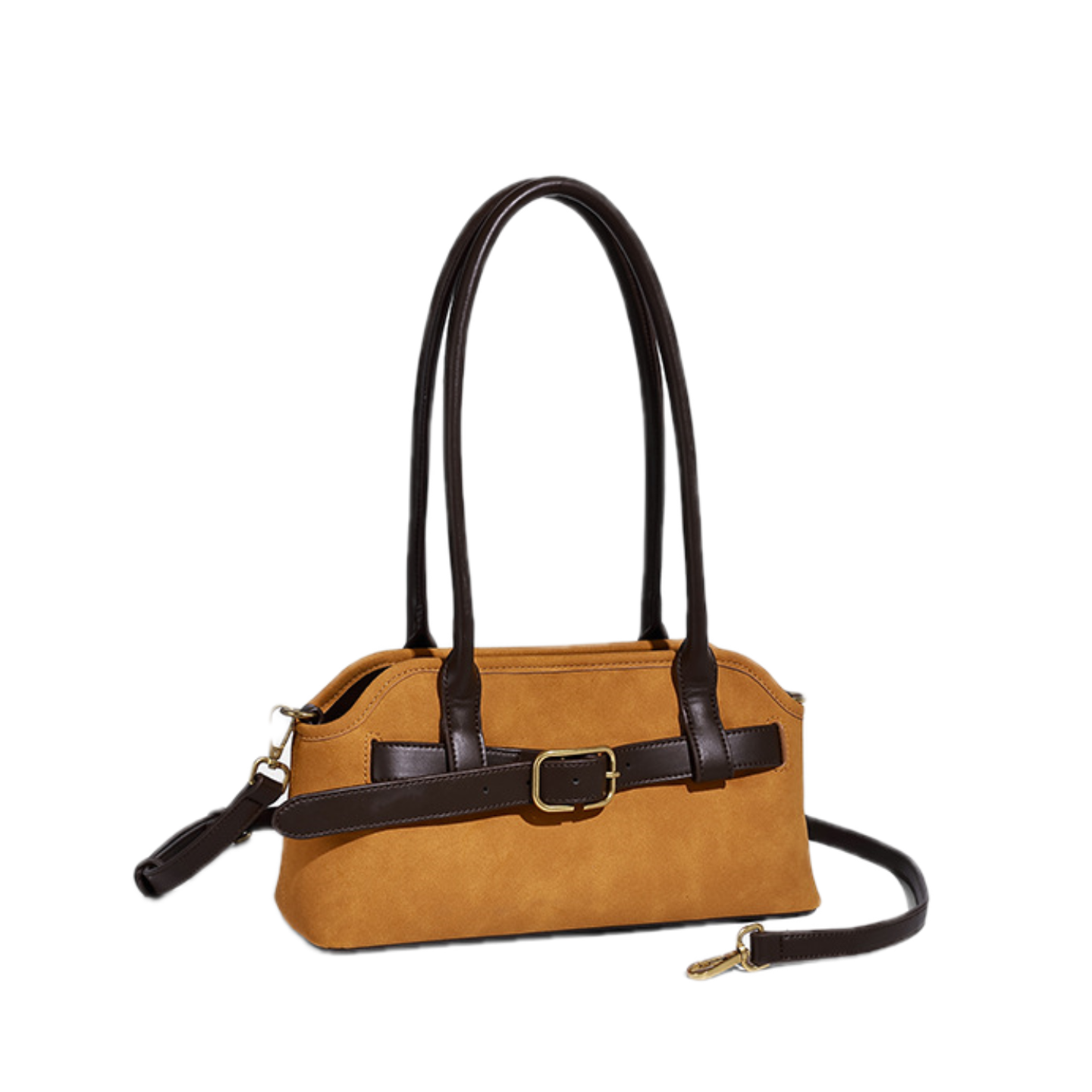 VT-Valentina Belted Elongated Shoulder Bag