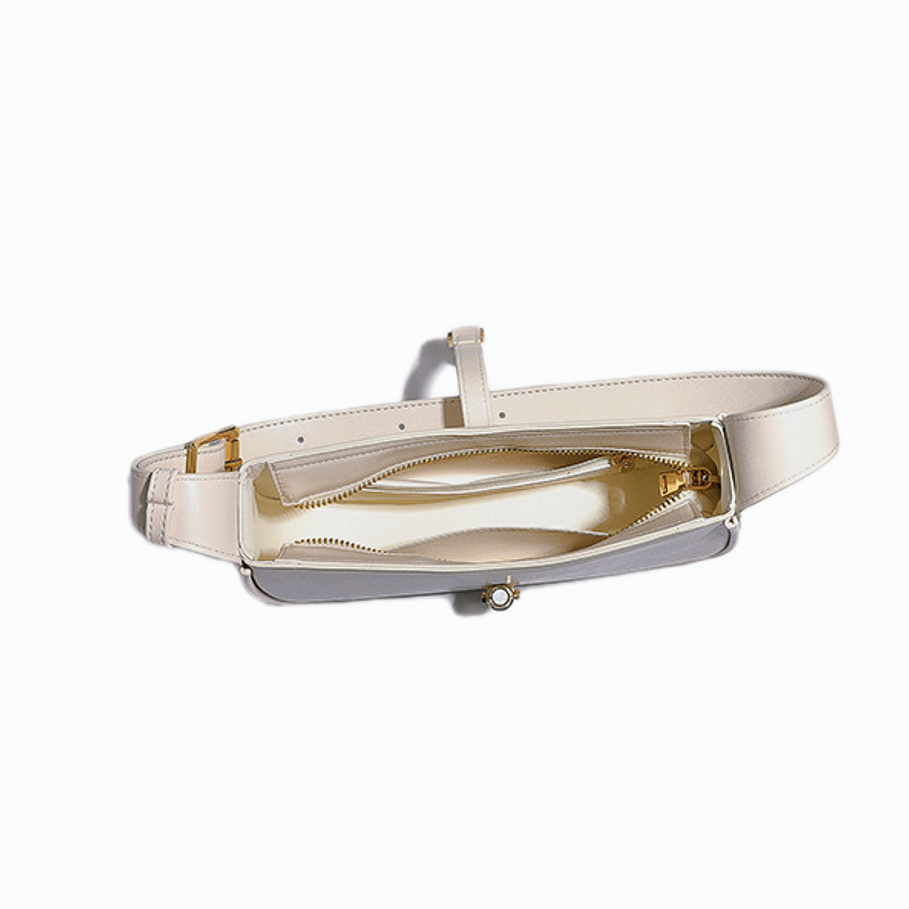 VT-Cecilia Effect Metallic-Accent Shoulder Bag