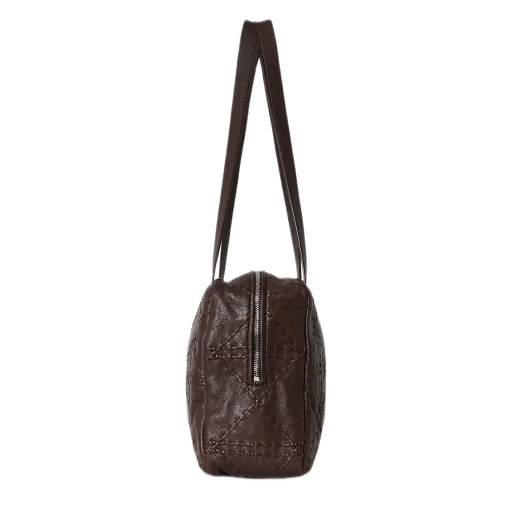 VT - SIXTY Textured Stitching Design Handheld Bag