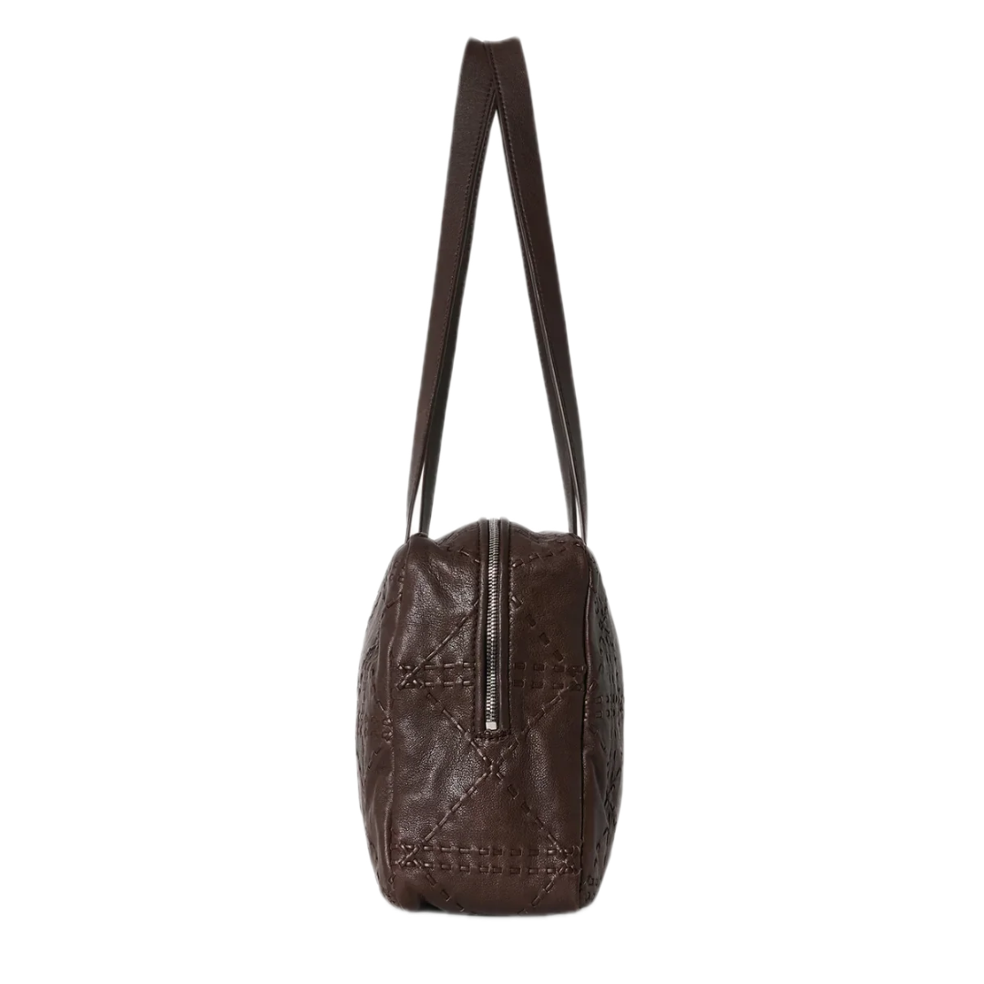 VT - SIXTY Textured Stitching Design Handheld Bag