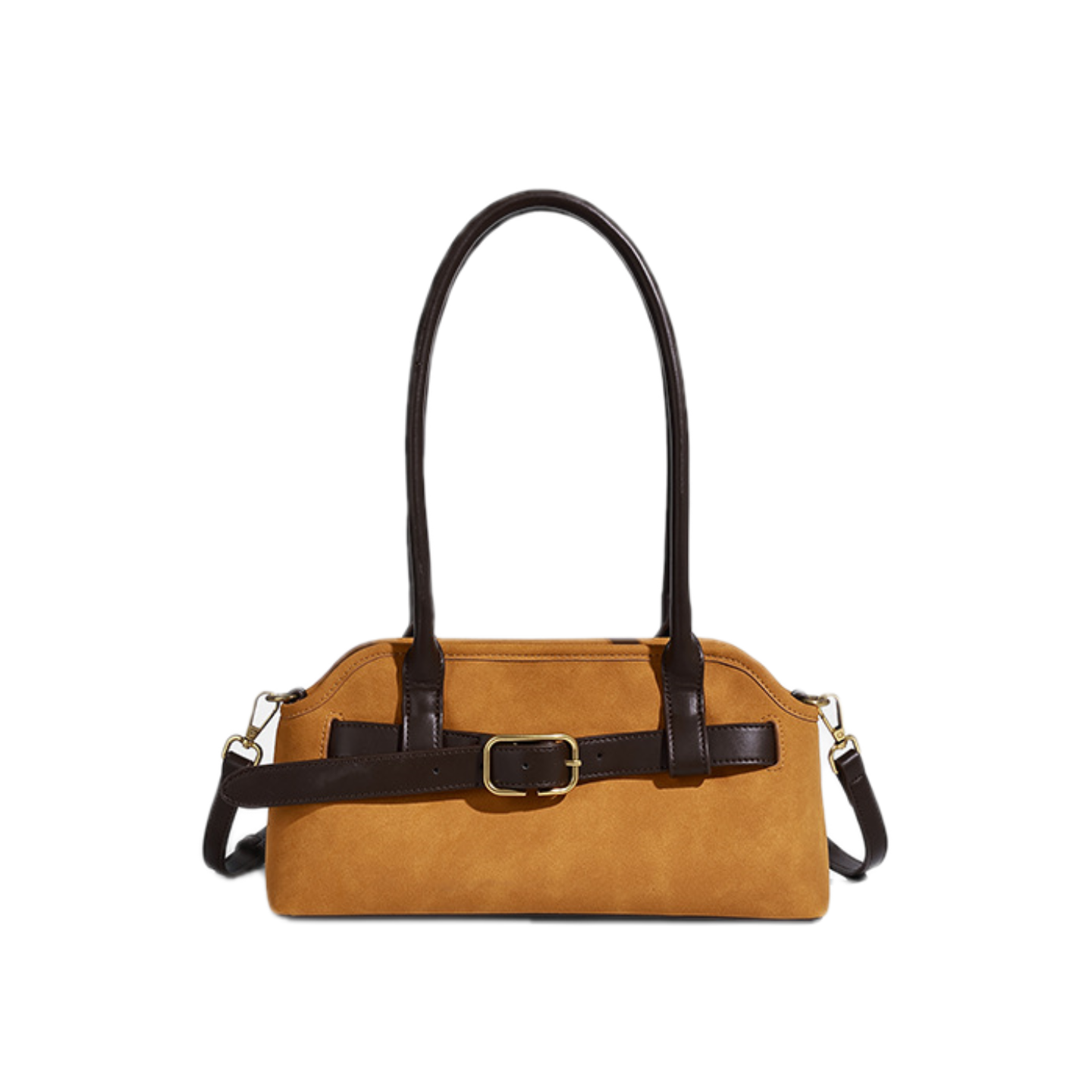 VT-Valentina Belted Elongated Shoulder Bag