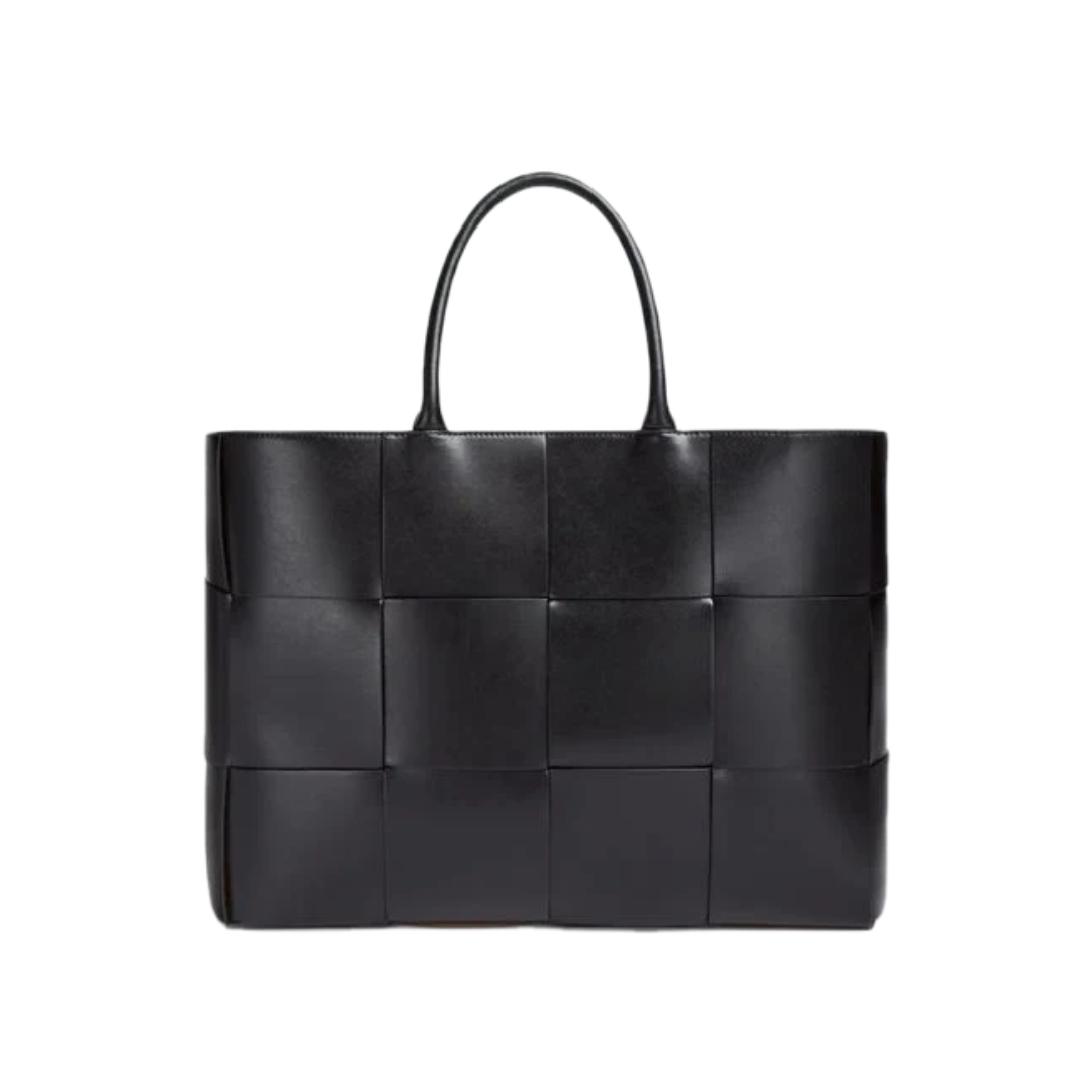 VT - SIXTY Black Woven Light Luxury Fashion Woven Handheld Bag