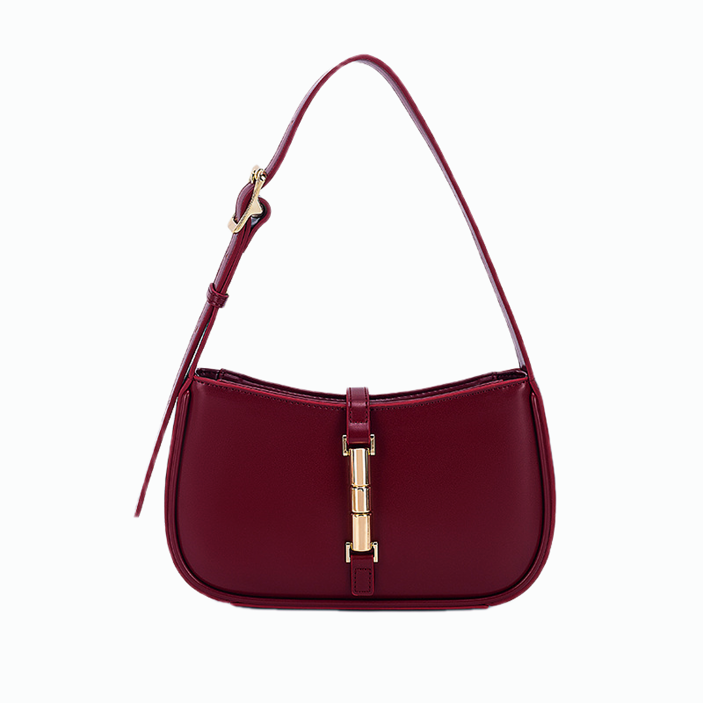 VT-Cecilia Effect Metallic-Accent Shoulder Bag