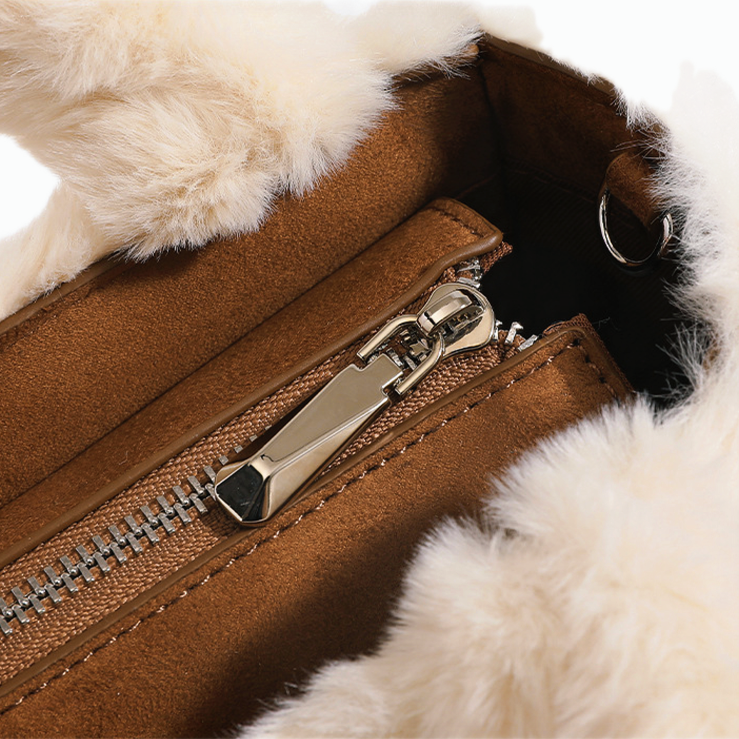 VT-Liora Faux Fur Tote Bag