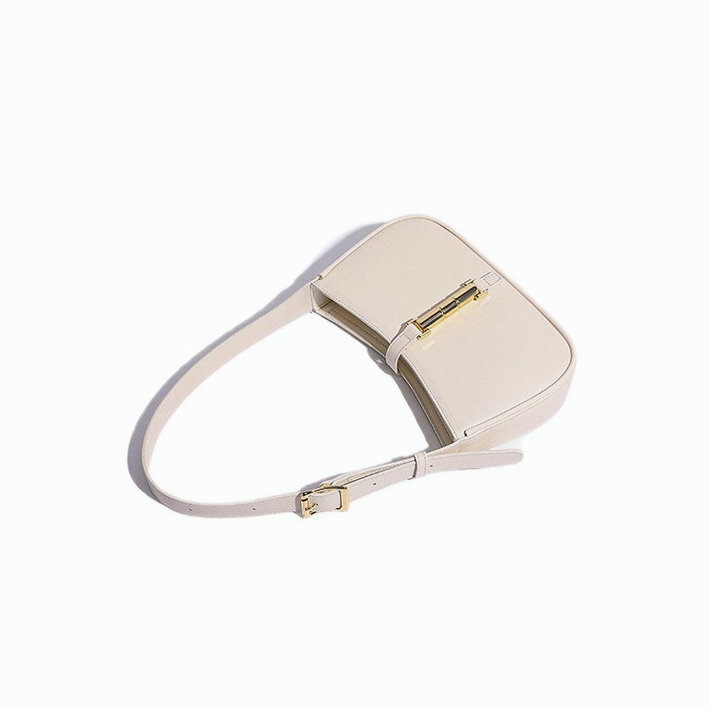 VT-Cecilia Effect Metallic-Accent Shoulder Bag
