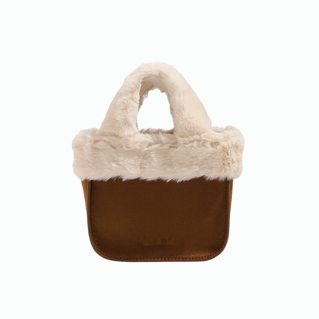 VT-Liora Faux Fur Tote Bag