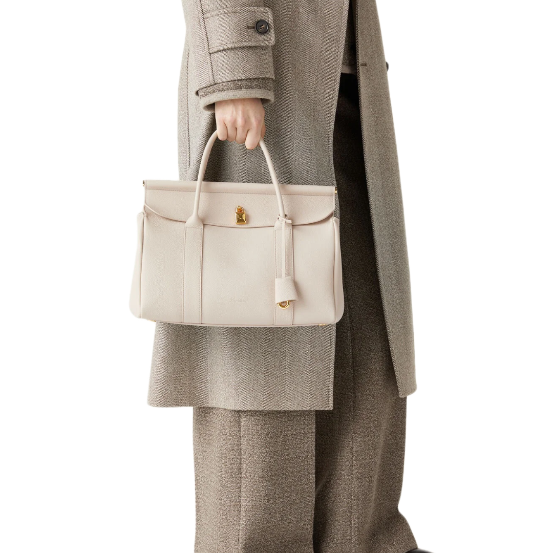 VT - SIXTY Off - White Gold - Buckle Light Luxury Fashion Handbag for Women