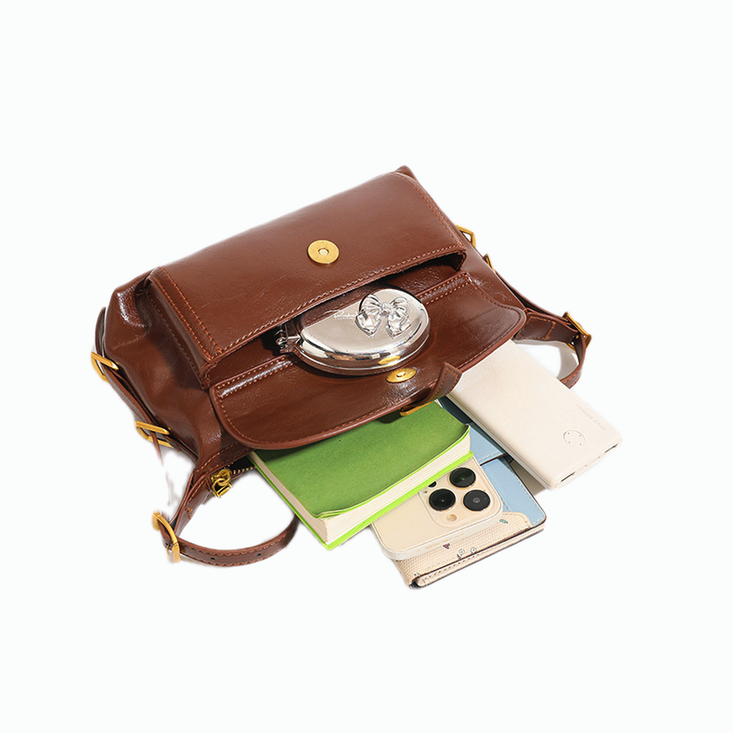 VT-Alora  Belted Hobo Bag