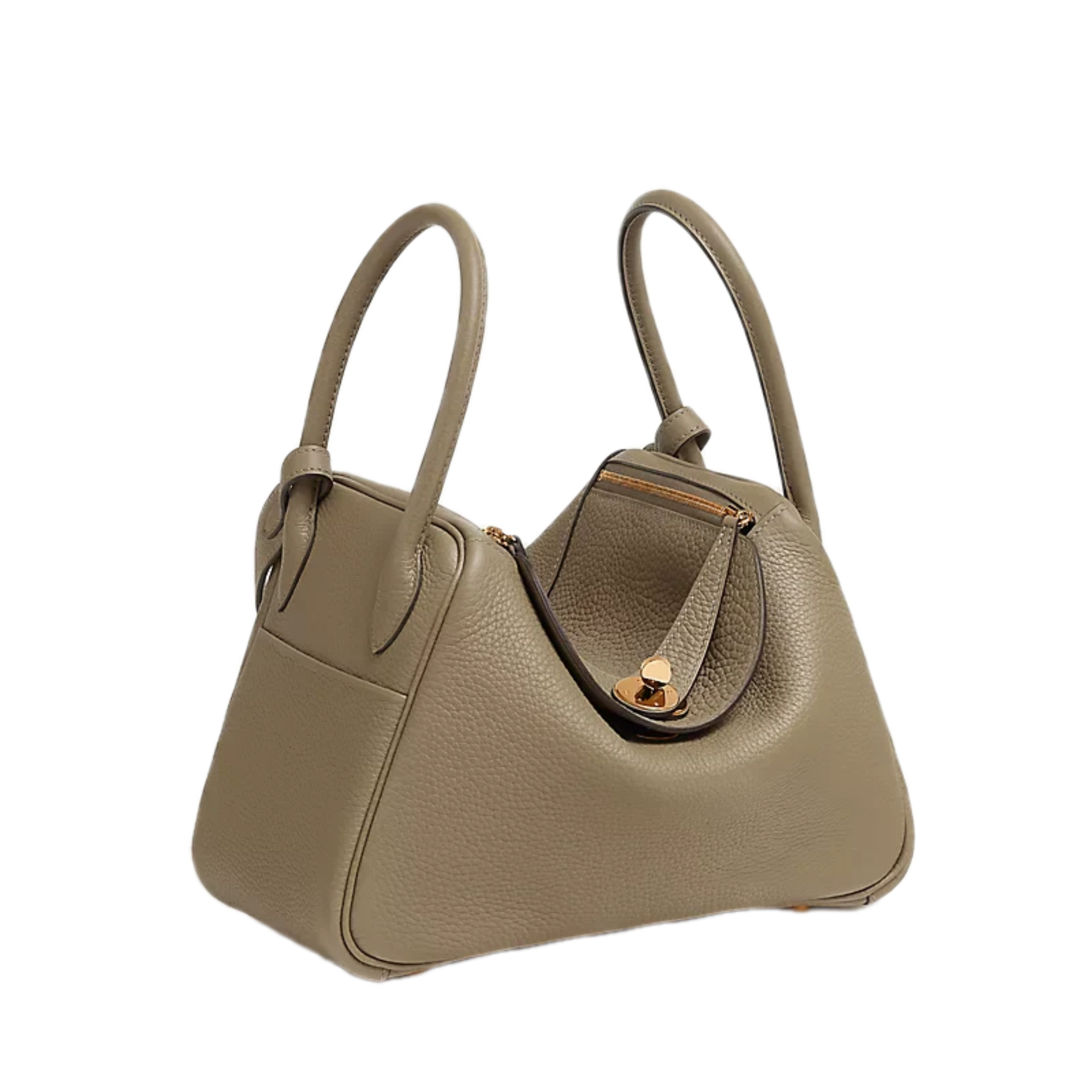 VT - SIXTY Light Khaki Gold - hardware Light Luxury Fashion Handheld and Shoulder Bag