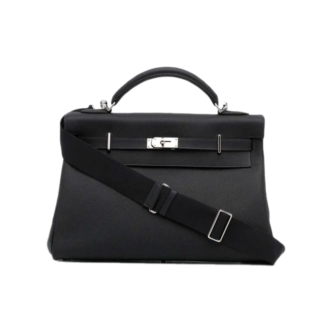 VT - SIXTY Black Silver - Buckle Light Luxury Fashion Handbag