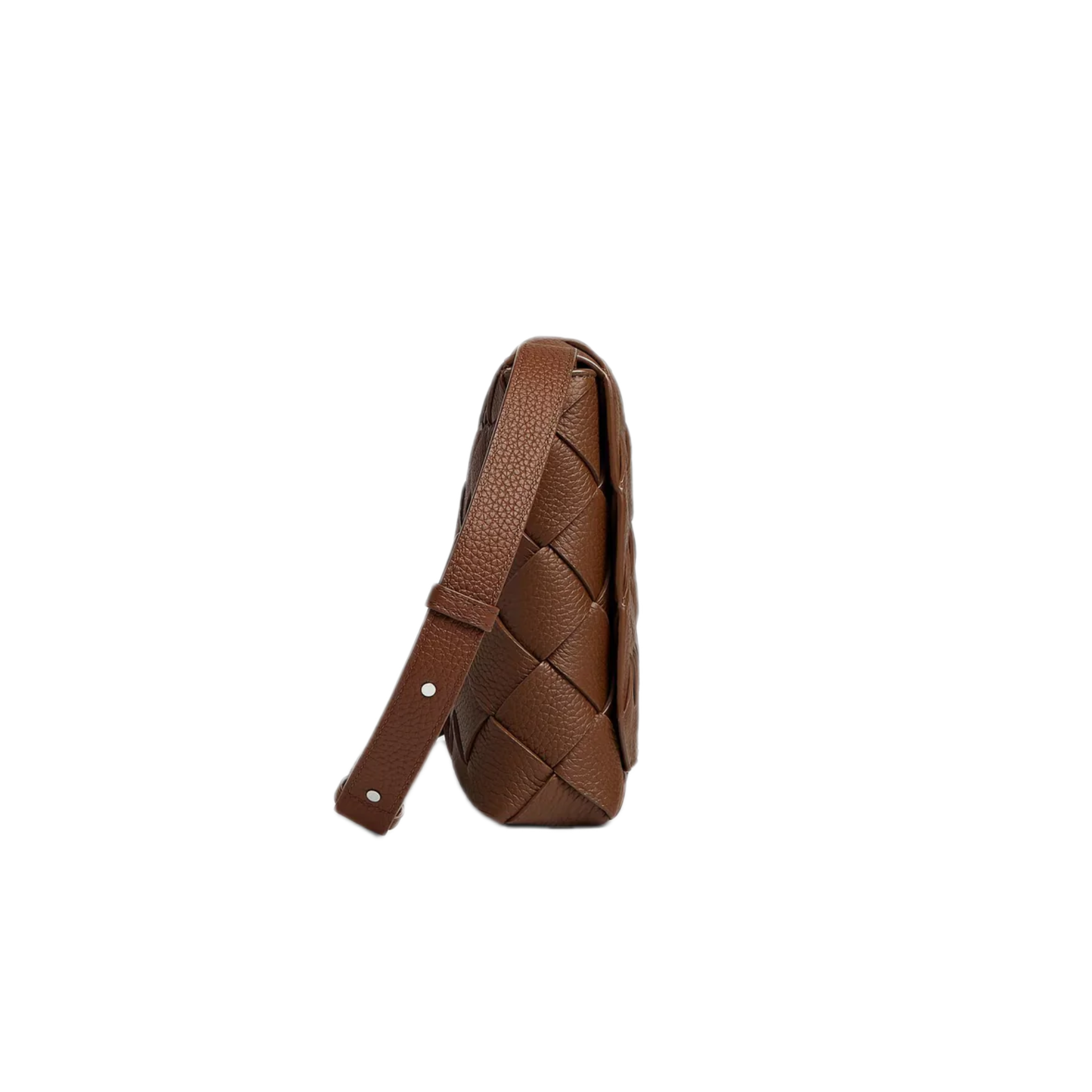 VT - SIXTY Brown Woven Light Luxury Fashion Woven Crossbody Bag