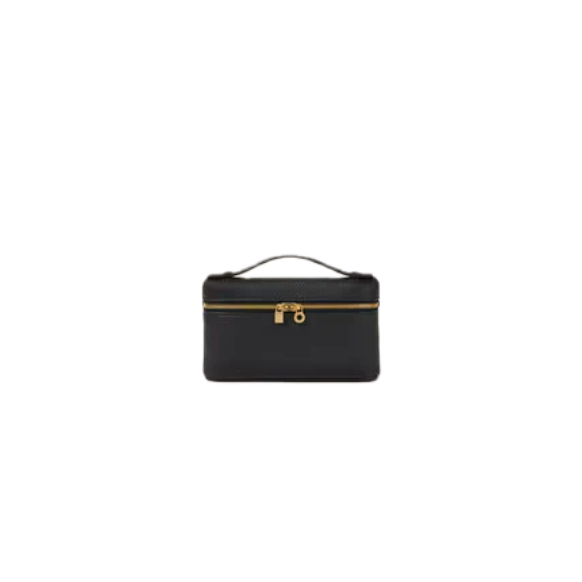 VT - SIXTY Textured Leather Convertible Handheld & Crossbody Bag with Gold Hardware