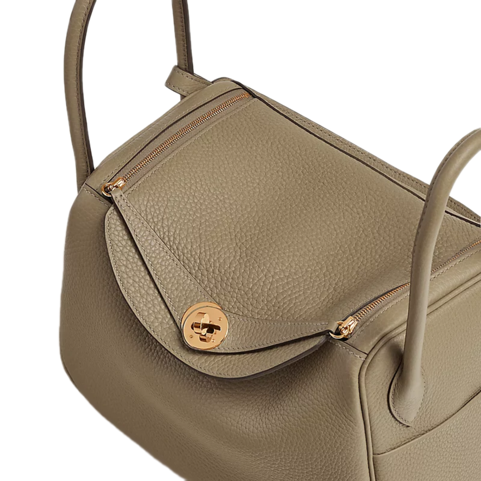 VT - SIXTY Light Khaki Gold - hardware Light Luxury Fashion Handheld and Shoulder Bag