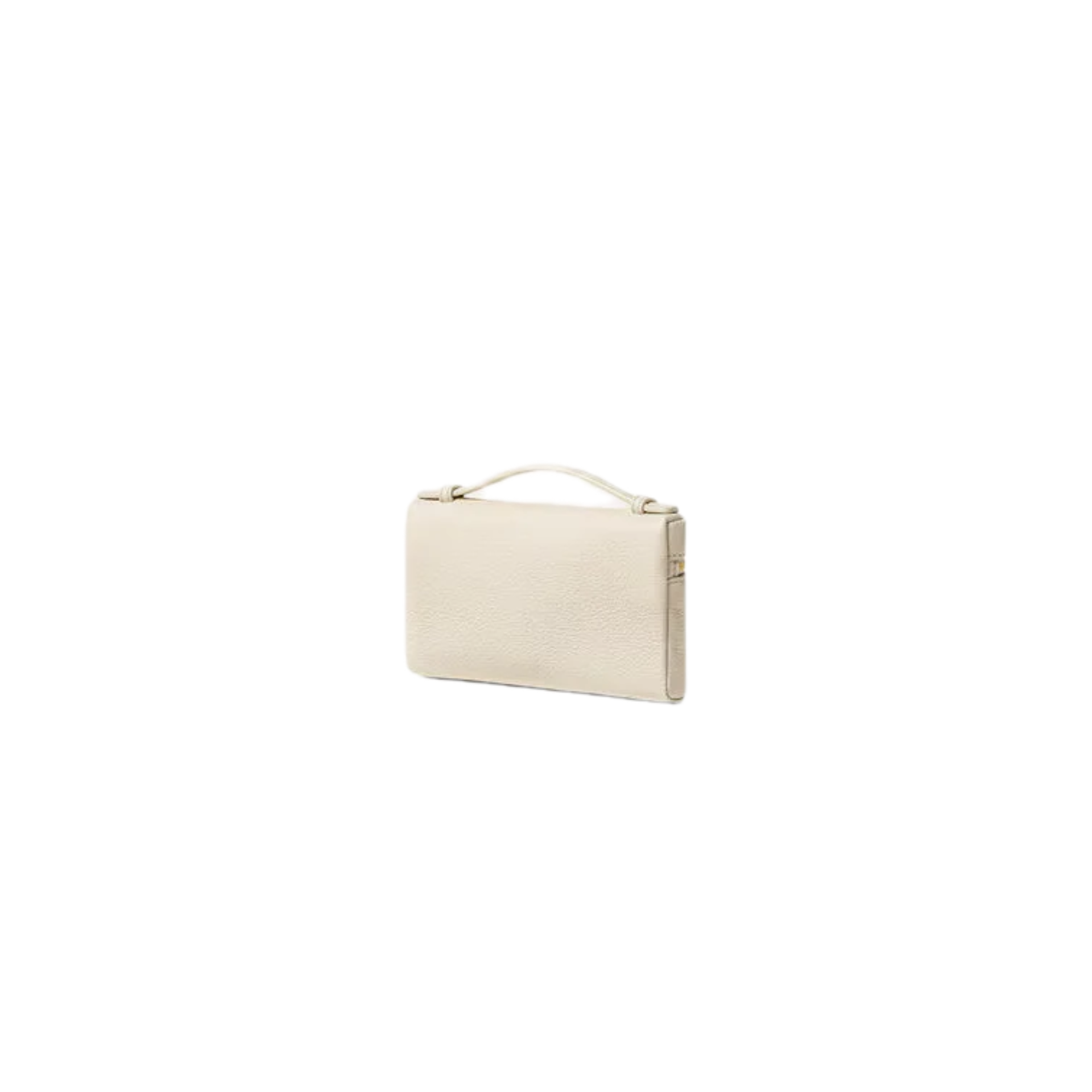VT - SIXTY Textured Leather Convertible Handheld & Crossbody Bag with Gold Hardware