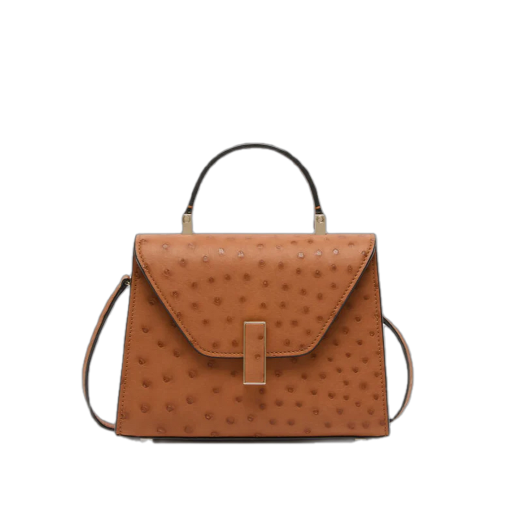VT - SIXTY Ostrich Leather Crossbody Bag