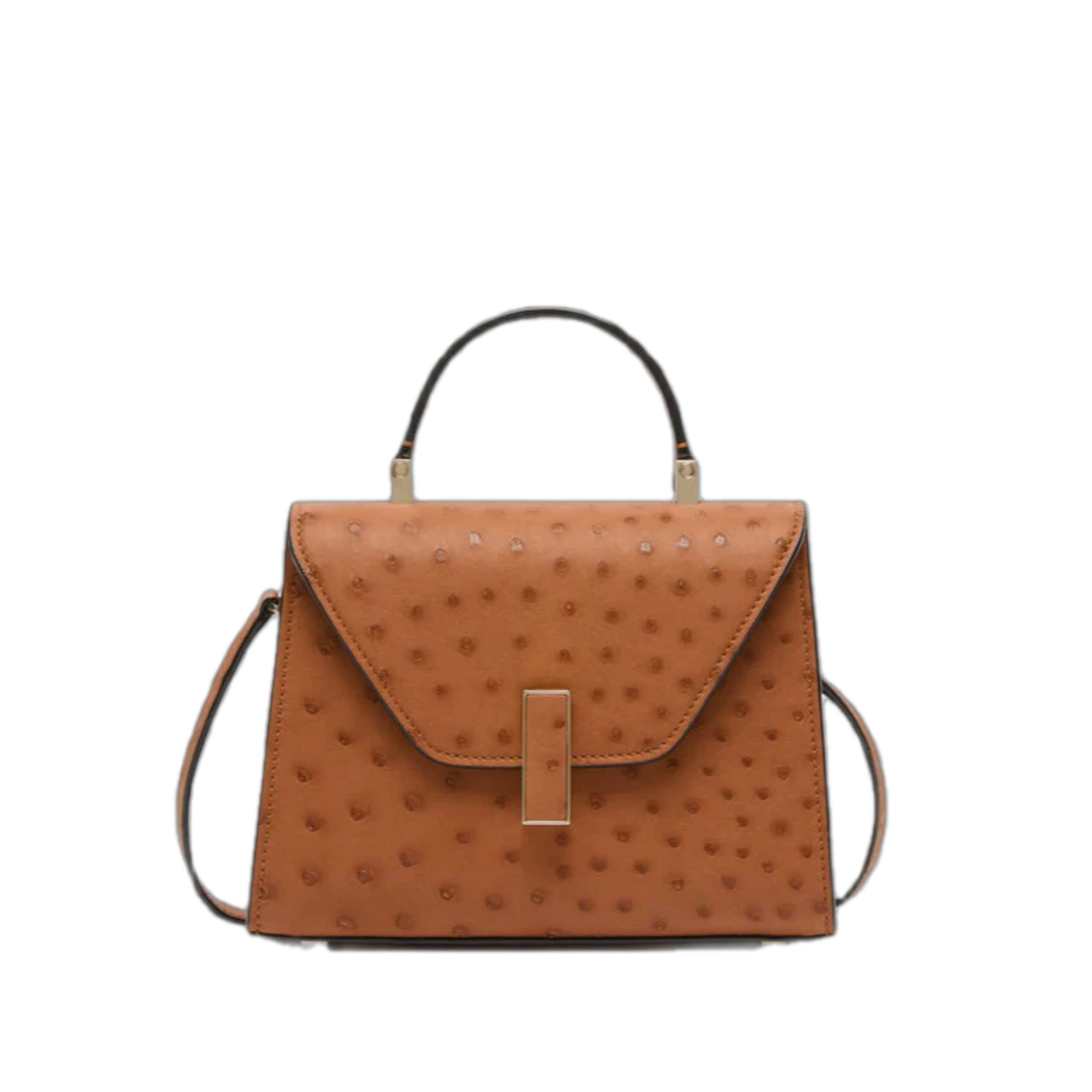 VT - SIXTY Ostrich Leather Crossbody Bag