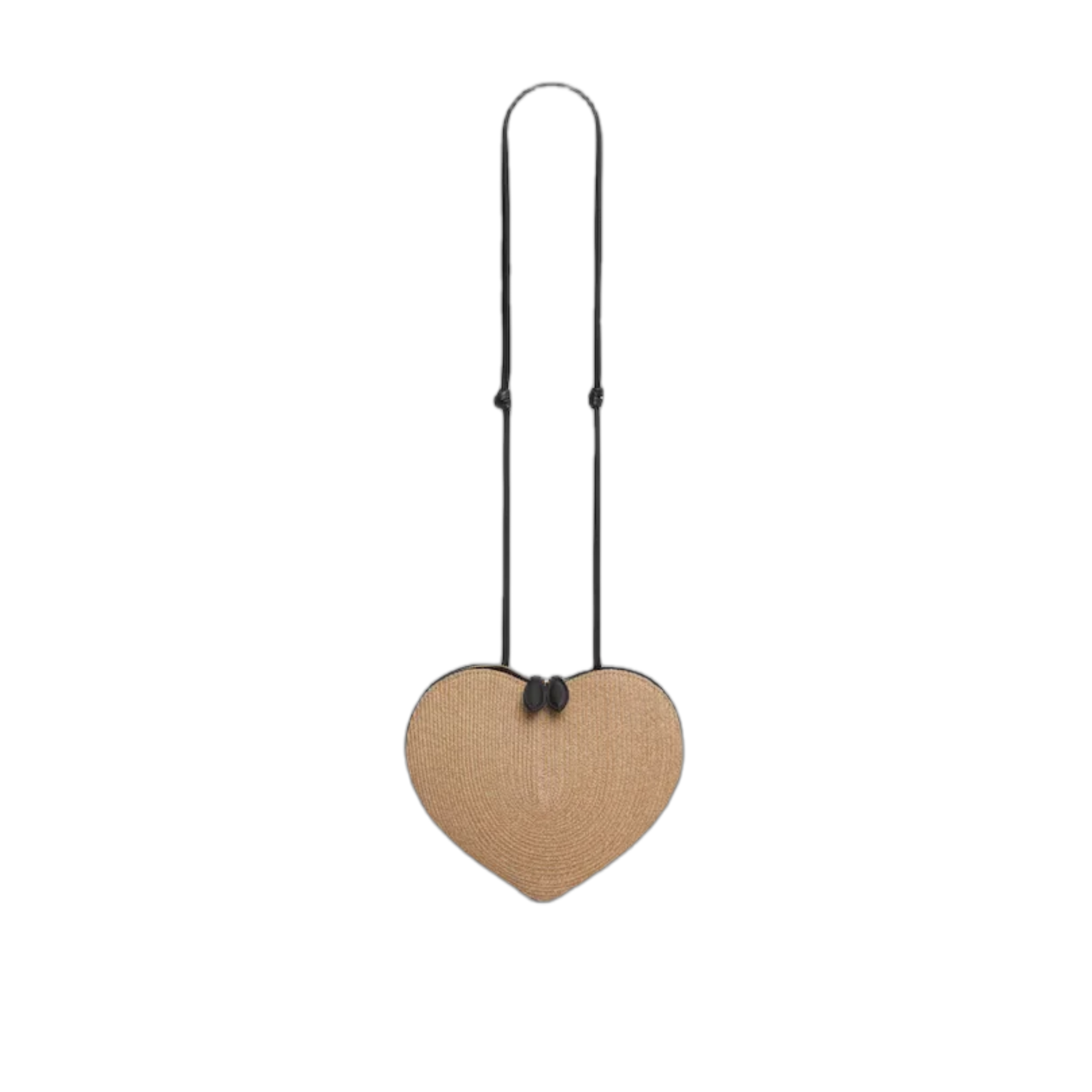 VT - SIXTY Beige Heart - Shaped Shoulder Bag