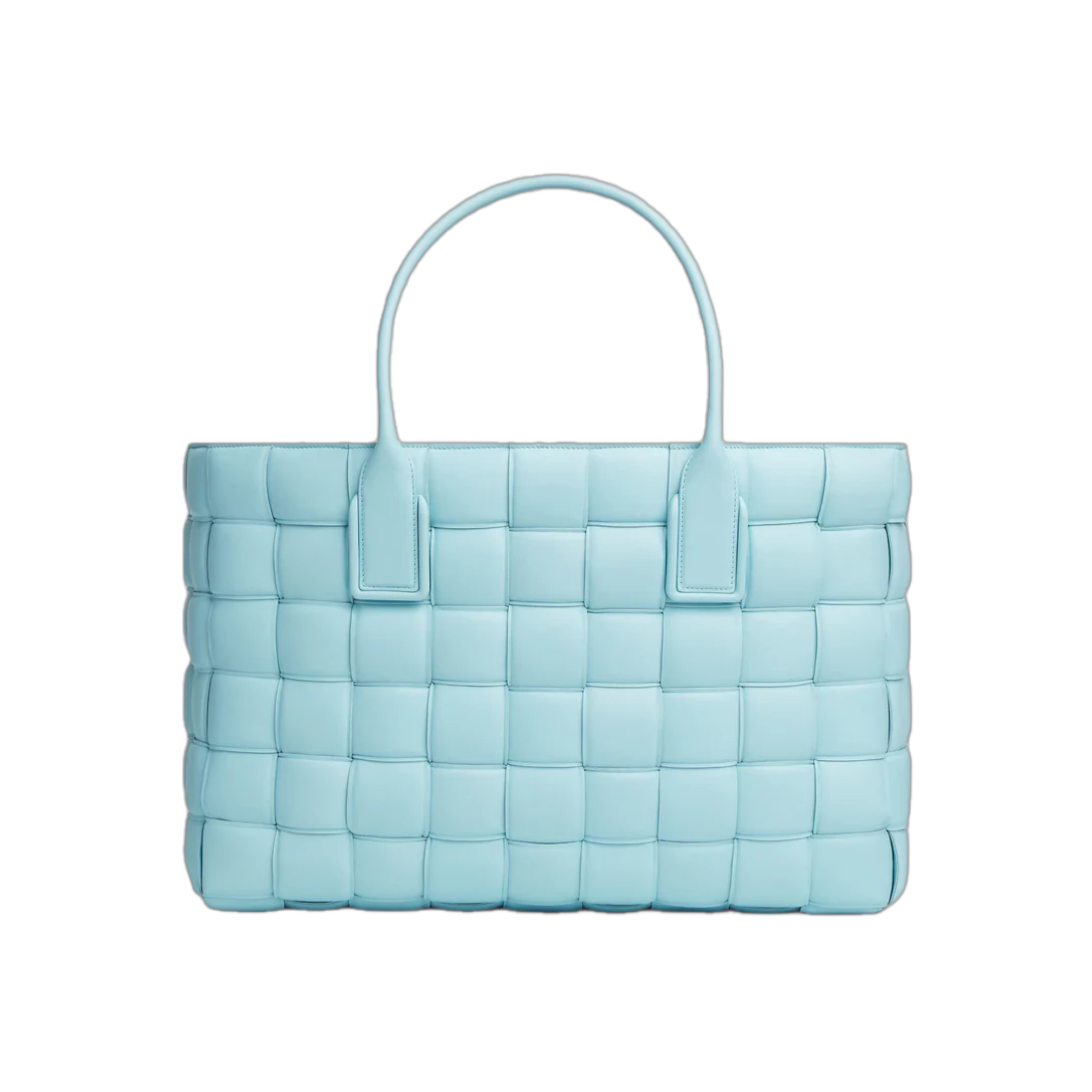 VT - SIXTY Light Blue Woven Light Luxury Fashion Woven Handheld Bag