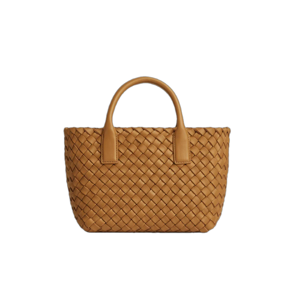 VT - SIXTY Brown Woven Light Luxury Fashion Woven Handheld Bag