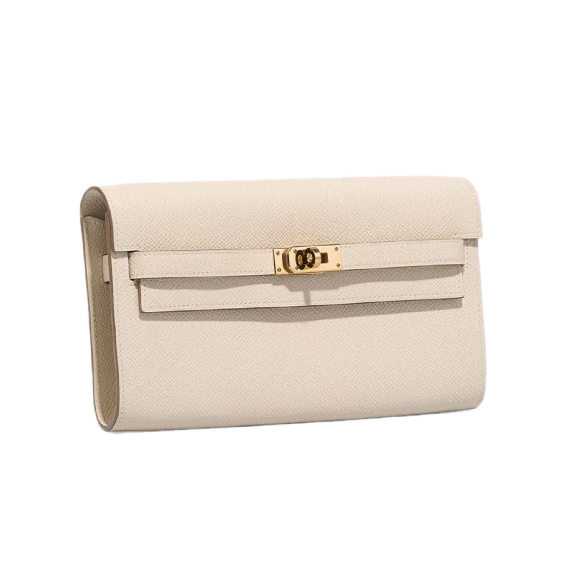 VT - SIXTY Beige Gold - lock Light Luxury Fashion Lock Crossbody Bag