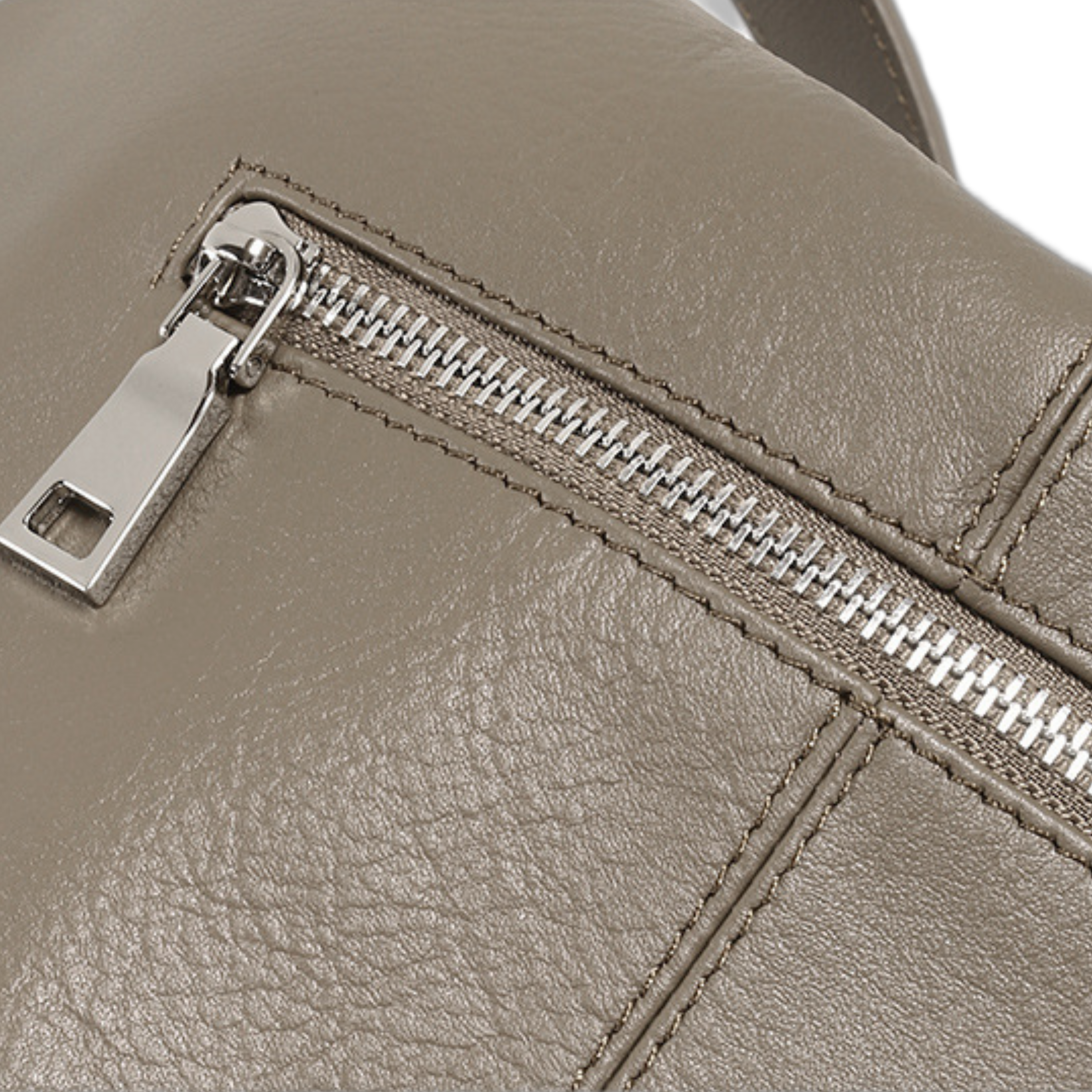 Top-grain Genuine Leather Soft Large Multi-Pocket Shoulder Bag