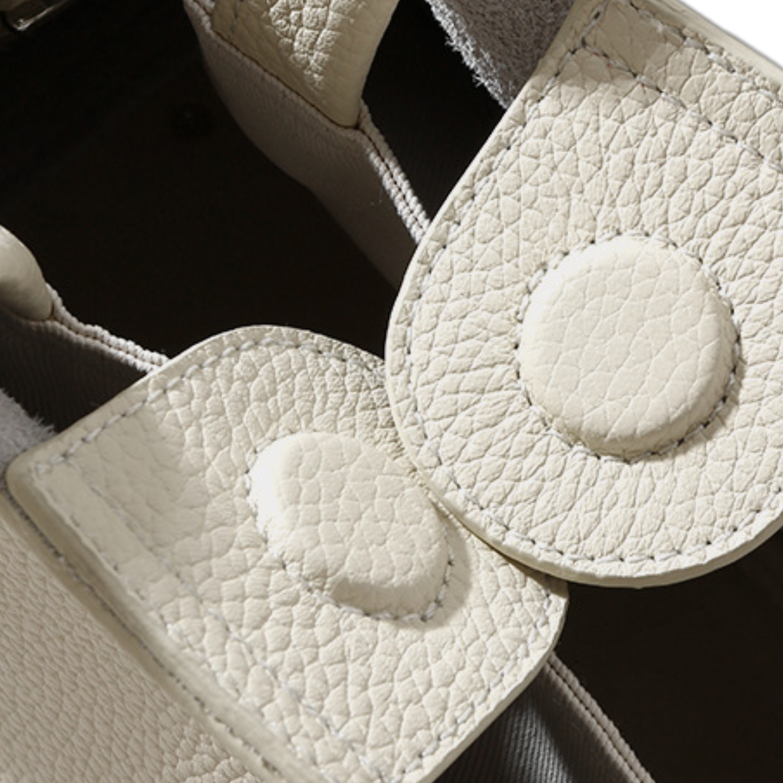 Top-grain Cowhide Magnetic Clasp Medium Handheld & Shoulder Bag