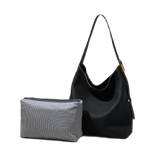 Top-grain Cowhide Magnetic Clasp Soft Large Tote Bag