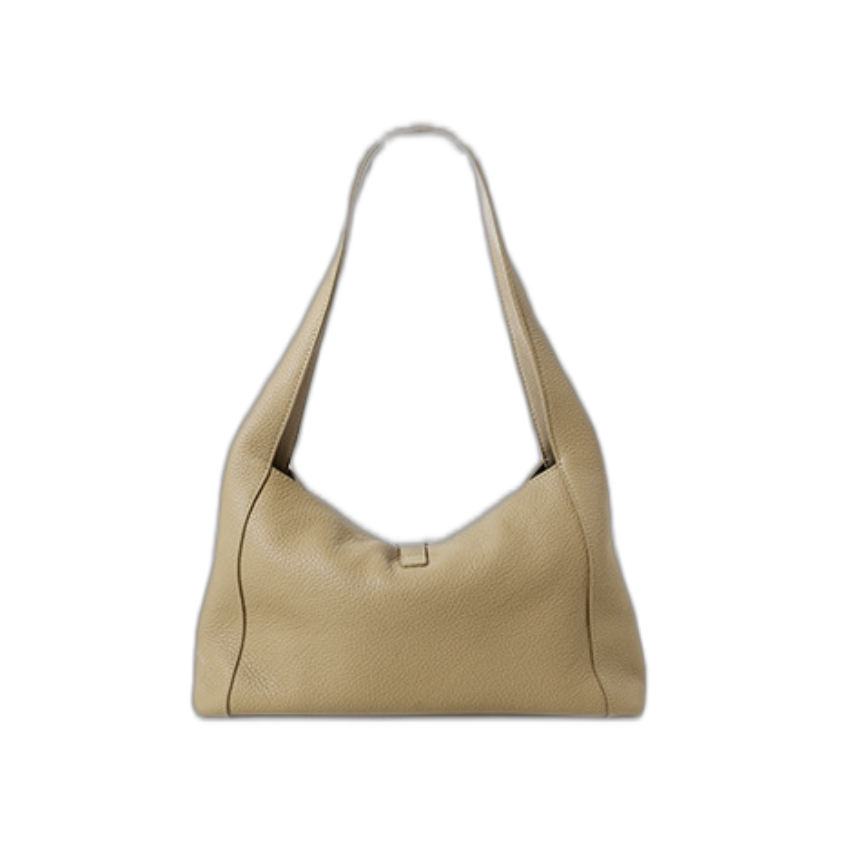 Top-grain Genuine Leather Pillow-shaped Medium Shoulder Bag