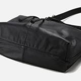 Top-grain Genuine Leather Multi-Pocket Large Vertical Square Tote Bag