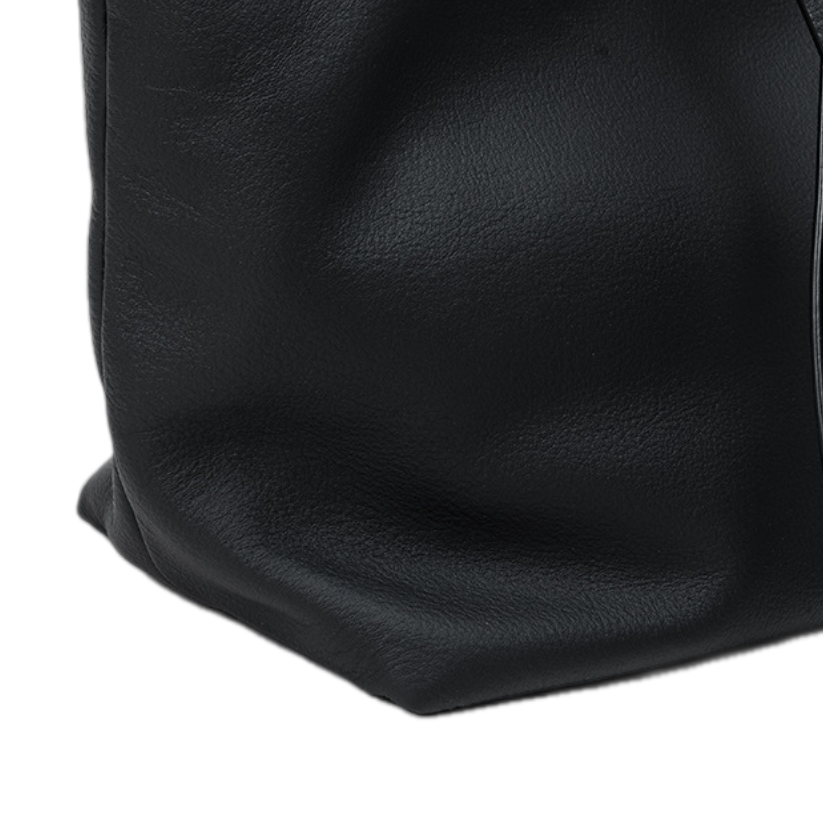 Top-grain Genuine Leather Large Horizontal Square Tote Bag with Cowhide Lining