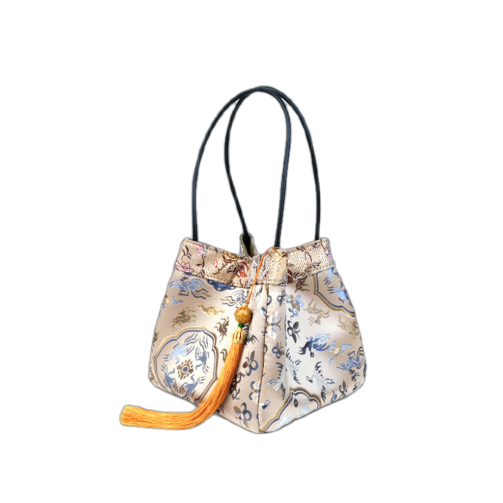 Xiangyunsha (Intangible Heritage) Song Brocade Handbag