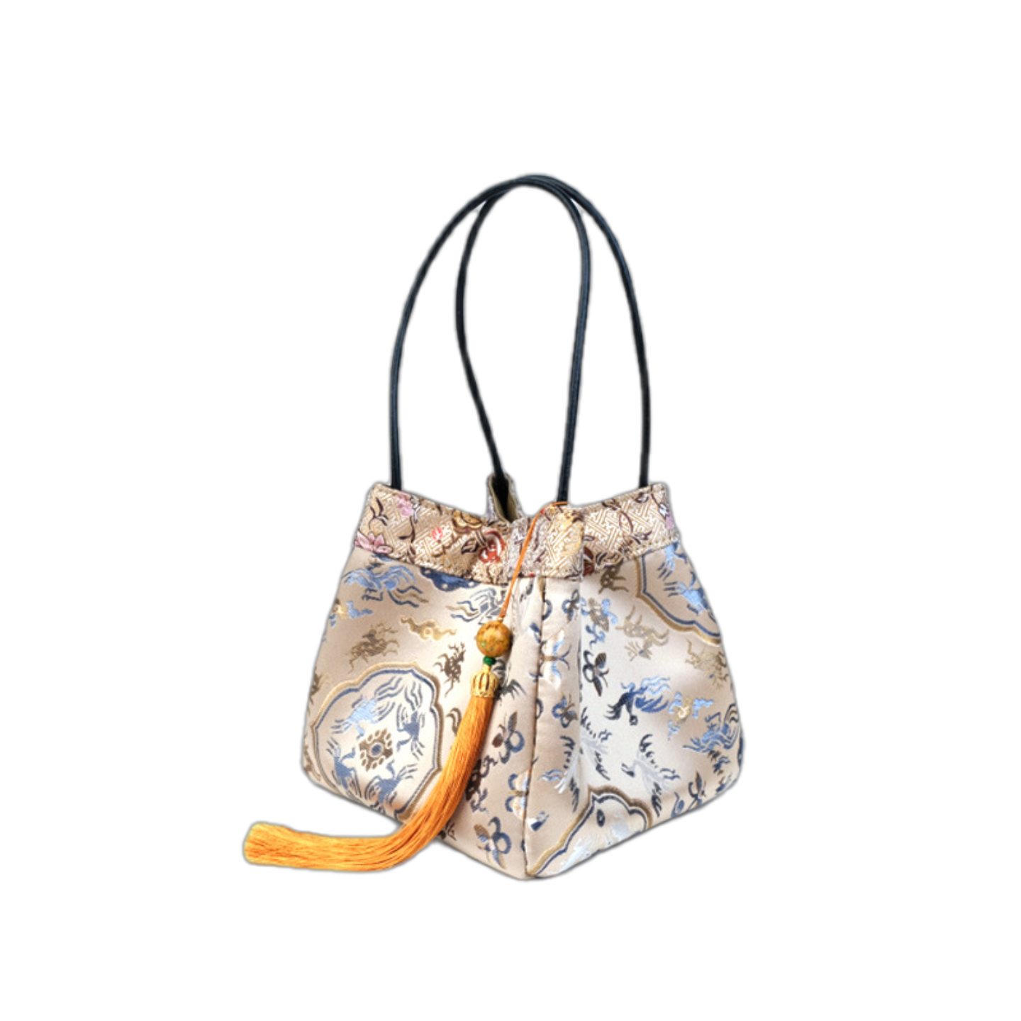 Xiangyunsha (Intangible Heritage) Song Brocade Handbag